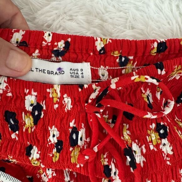 Faithfull the Brand Della Smocked Floral Jumpsuit Size 4 - Picture 14 of 15